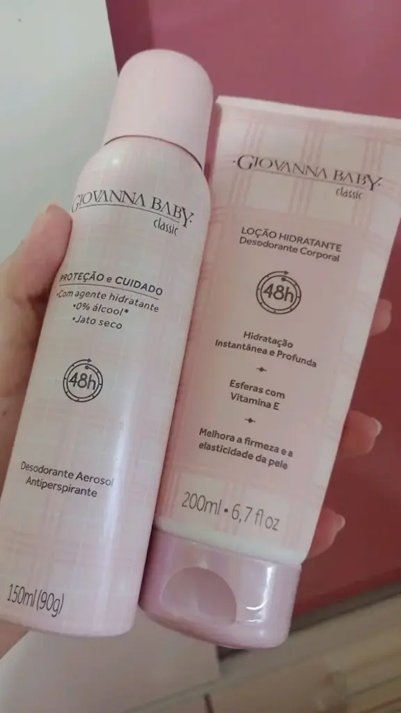 Creme e Desodorante Giovanna Baby