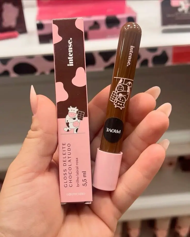 Gloss de leite chocolatudo