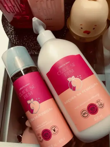 Body Sprash e Creme Doçura na pessegura